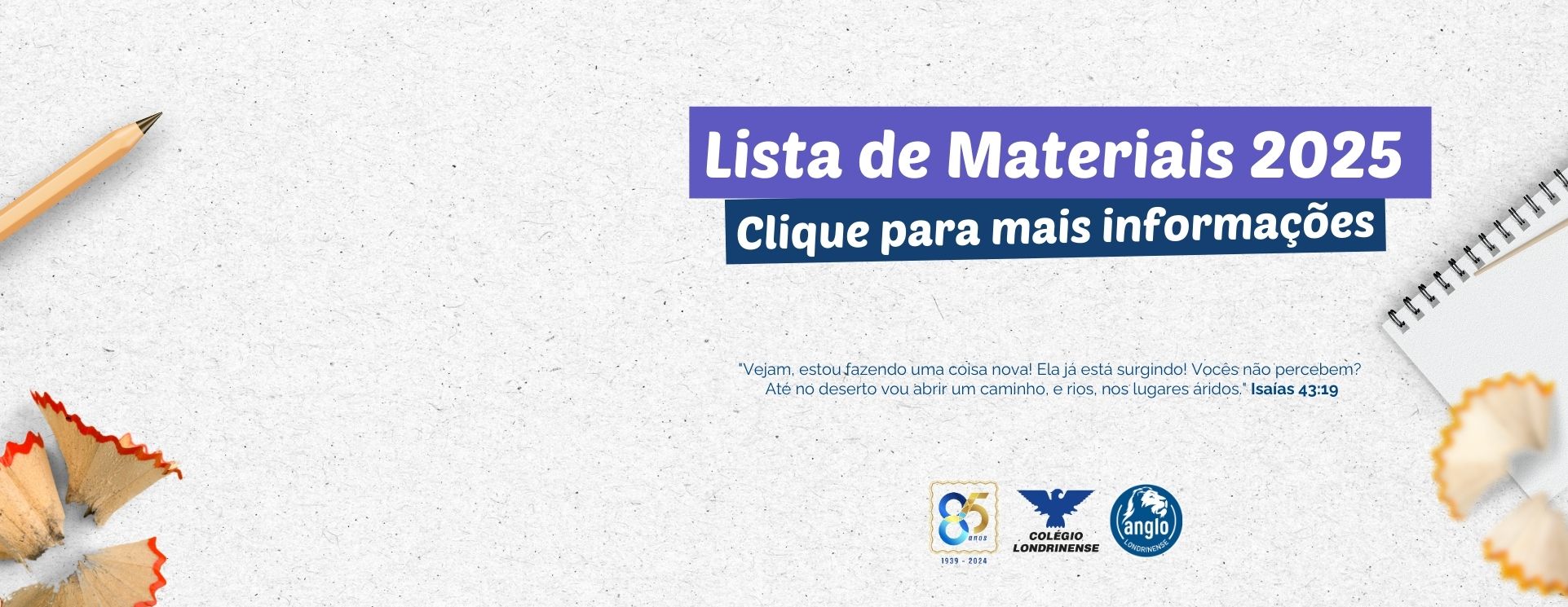 Listas de Materiais